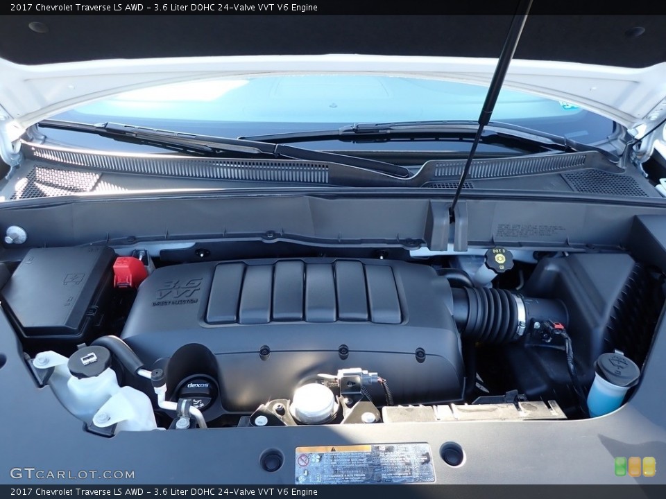 3.6 Liter DOHC 24-Valve VVT V6 2017 Chevrolet Traverse Engine