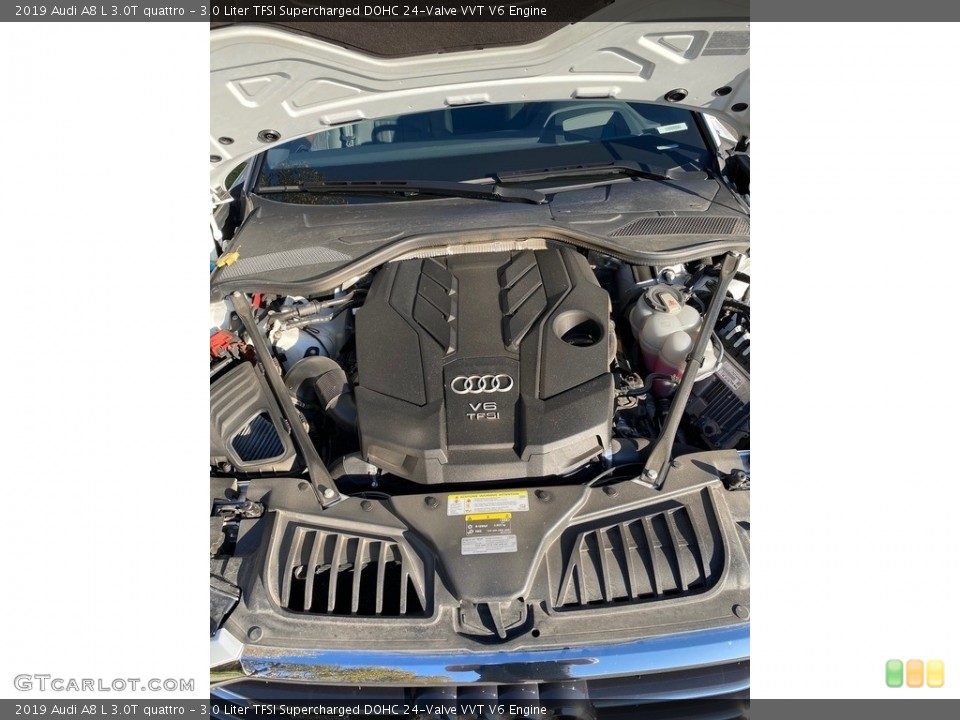 3.0 Liter TFSI Supercharged DOHC 24-Valve VVT V6 2019 Audi A8 Engine