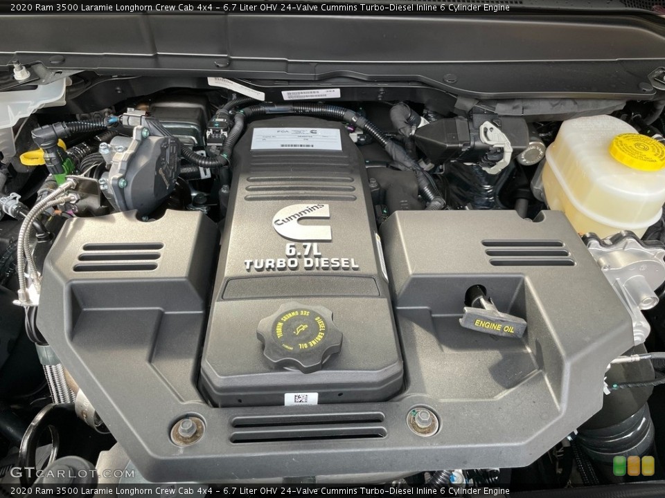 6.7 Liter OHV 24-Valve Cummins Turbo-Diesel Inline 6 Cylinder Engine for the 2020 Ram 3500 #140171862