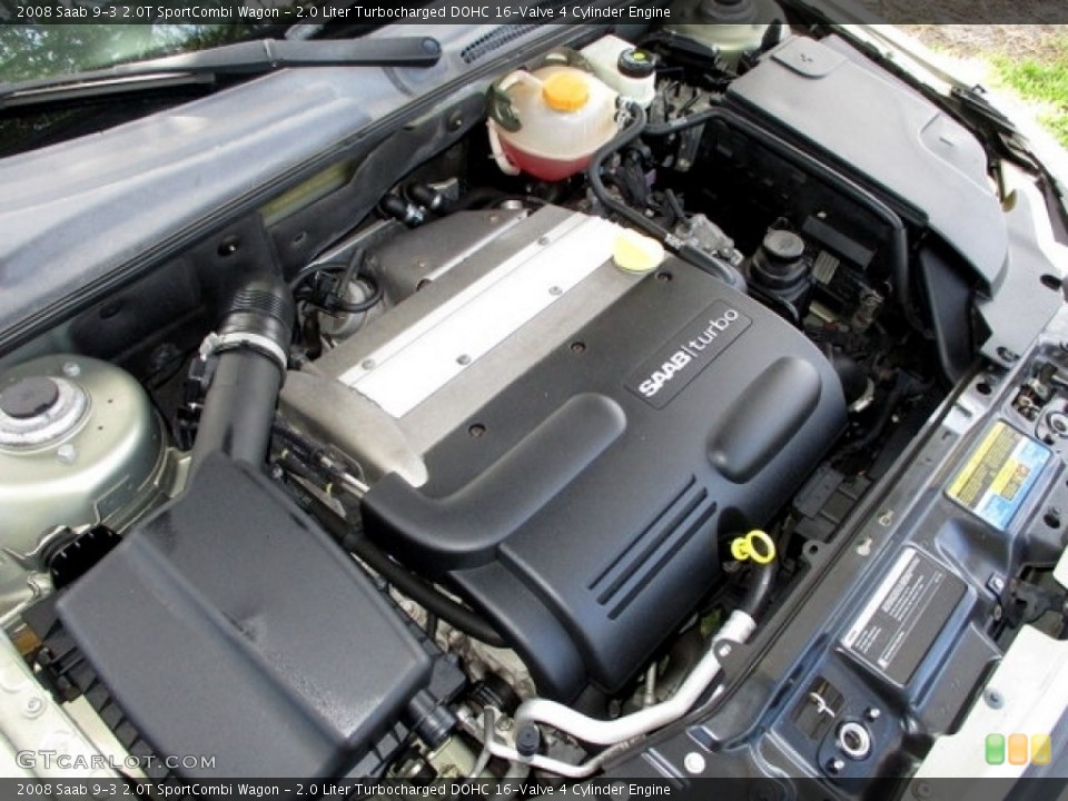 2.0 Liter Turbocharged DOHC 16-Valve 4 Cylinder Engine for the 2008 Saab 9-3 #140186129