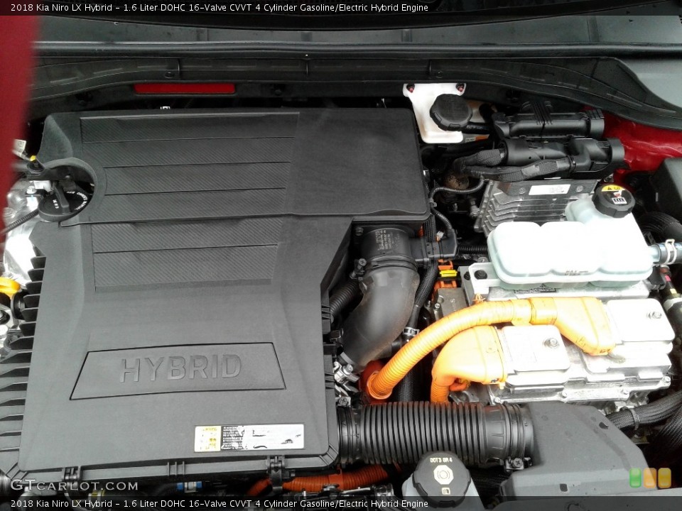 1.6 Liter DOHC 16-Valve CVVT 4 Cylinder Gasoline/Electric Hybrid Engine for the 2018 Kia Niro #140207508