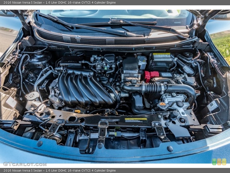 1.6 Liter DOHC 16-Valve CVTCS 4 Cylinder 2016 Nissan Versa Engine