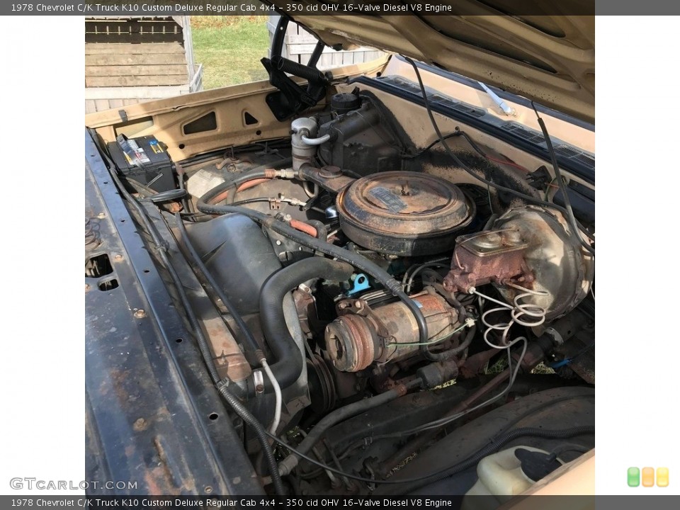 350 cid OHV 16-Valve Diesel V8 Engine for the 1978 Chevrolet C/K Truck #140253458