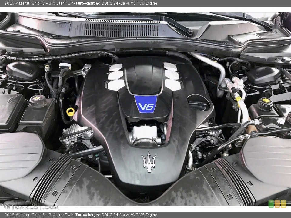 3.0 Liter Twin-Turbocharged DOHC 24-Valve VVT V6 Engine for the 2016 Maserati Ghibli #140261993