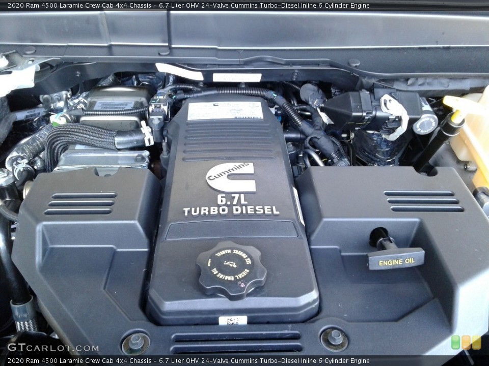 6.7 Liter OHV 24-Valve Cummins Turbo-Diesel Inline 6 Cylinder 2020 Ram 4500 Engine
