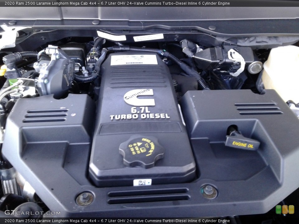 6.7 Liter OHV 24-Valve Cummins Turbo-Diesel Inline 6 Cylinder Engine for the 2020 Ram 2500 #140303236