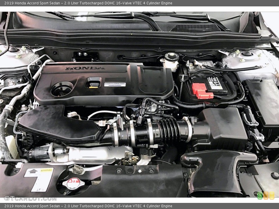 2.0 Liter Turbocharged DOHC 16-Valve VTEC 4 Cylinder 2019 Honda Accord Engine