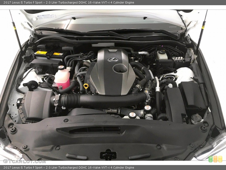 2.0 Liter Turbocharged DOHC 16-Valve VVT-i 4 Cylinder 2017 Lexus IS Engine
