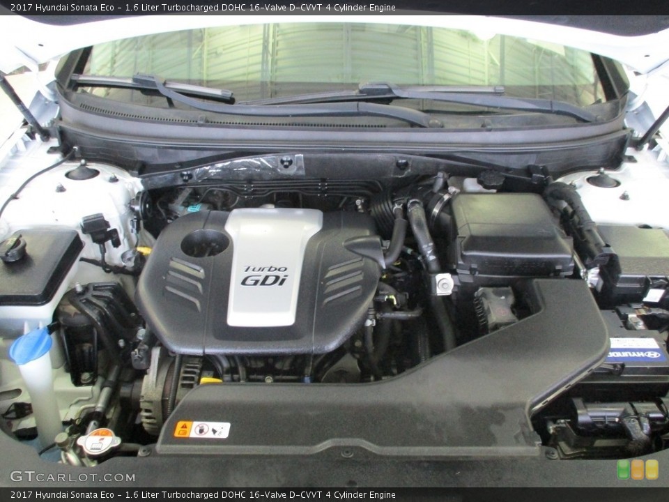 1.6 Liter Turbocharged DOHC 16-Valve D-CVVT 4 Cylinder Engine for the 2017 Hyundai Sonata #140360813