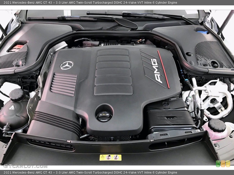3.0 Liter AMG Twin-Scroll Turbocharged DOHC 24-Valve VVT Inline 6 Cylinder Engine for the 2021 Mercedes-Benz AMG GT #140379059