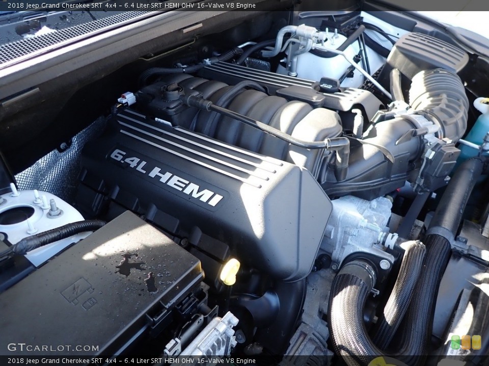 6.4 Liter SRT HEMI OHV 16-Valve V8 2018 Jeep Grand Cherokee Engine