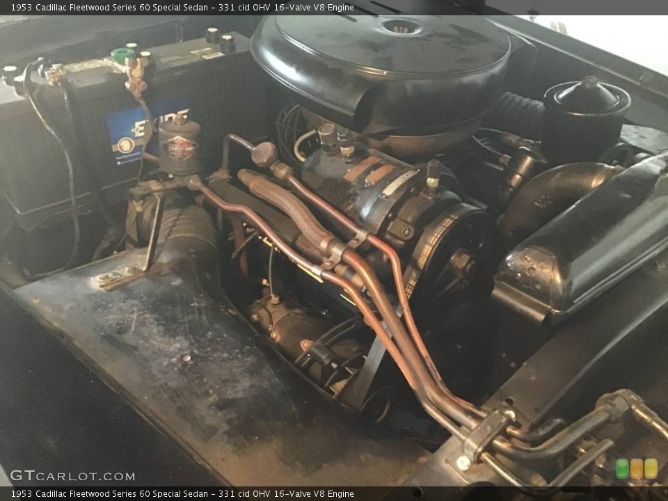 331 cid OHV 16-Valve V8 1953 Cadillac Fleetwood Engine