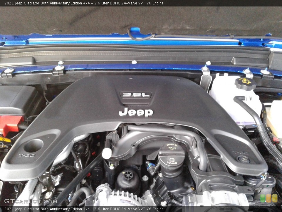 3.6 Liter DOHC 24-Valve VVT V6 2021 Jeep Gladiator Engine