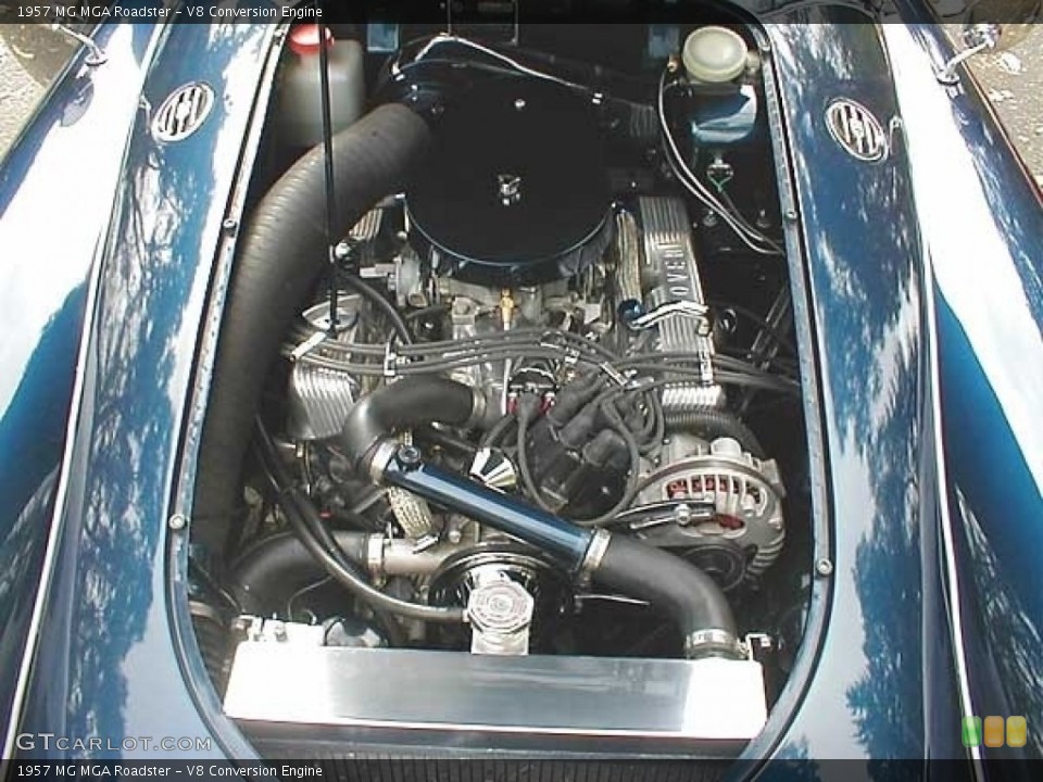 V8 Conversion 1957 MG MGA Engine