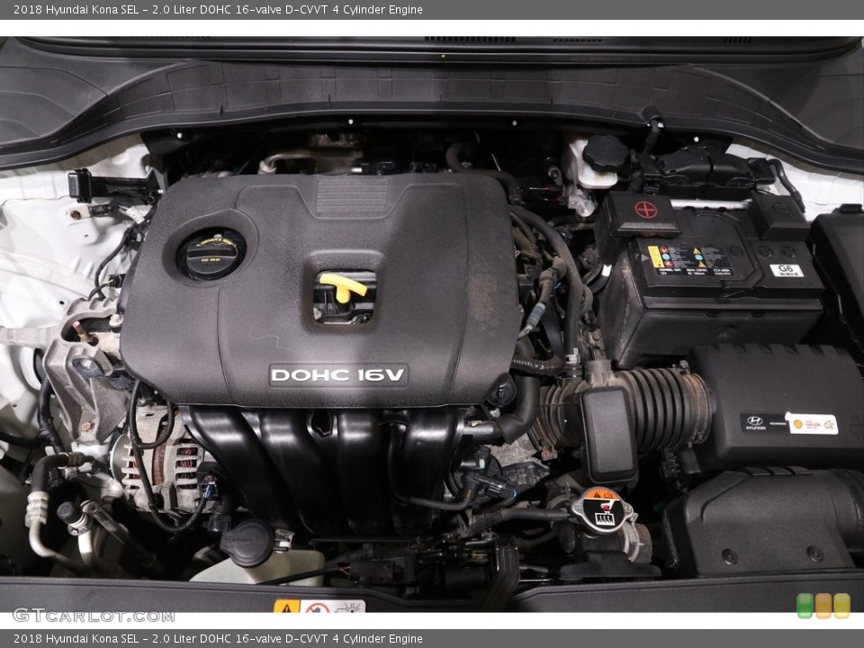 2.0 Liter DOHC 16-valve D-CVVT 4 Cylinder Engine for the 2018 Hyundai Kona #140447723