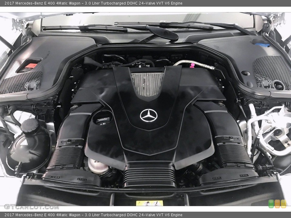 3.0 Liter Turbocharged DOHC 24-Valve VVT V6 2017 Mercedes-Benz E Engine