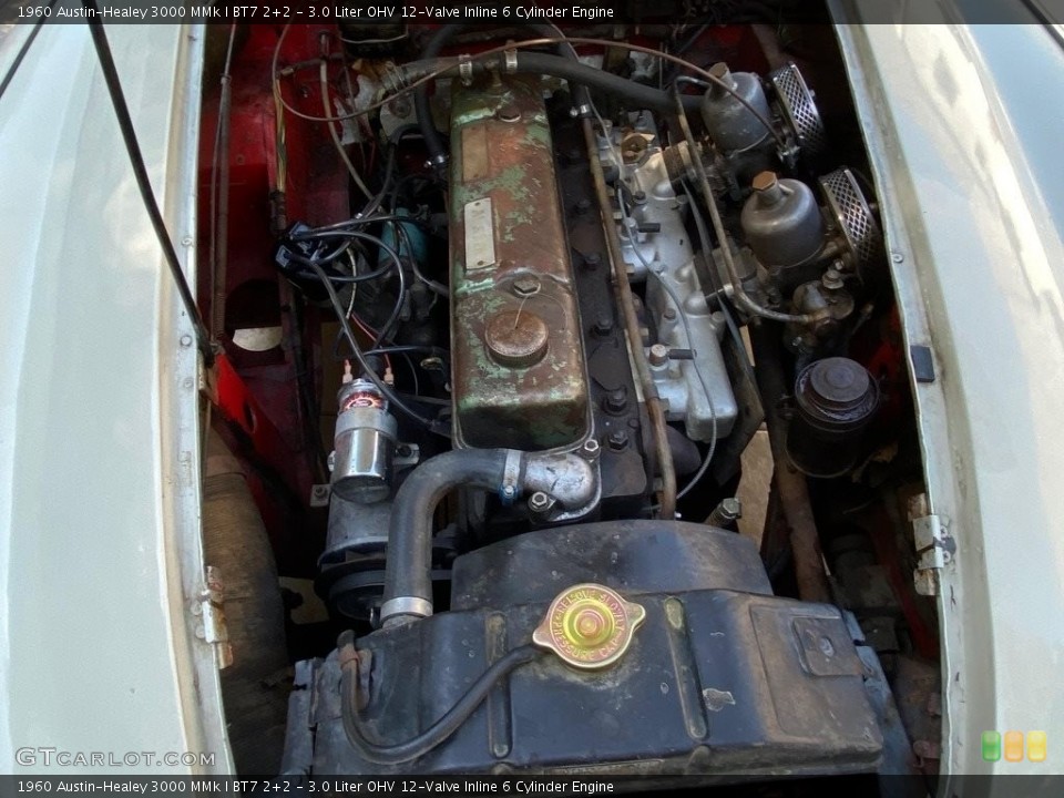 3.0 Liter OHV 12-Valve Inline 6 Cylinder 1960 Austin-Healey 3000 Engine
