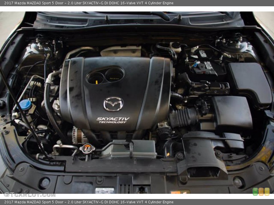 2.0 Liter SKYACTIV-G DI DOHC 16-Valve VVT 4 Cylinder 2017 Mazda MAZDA3 Engine