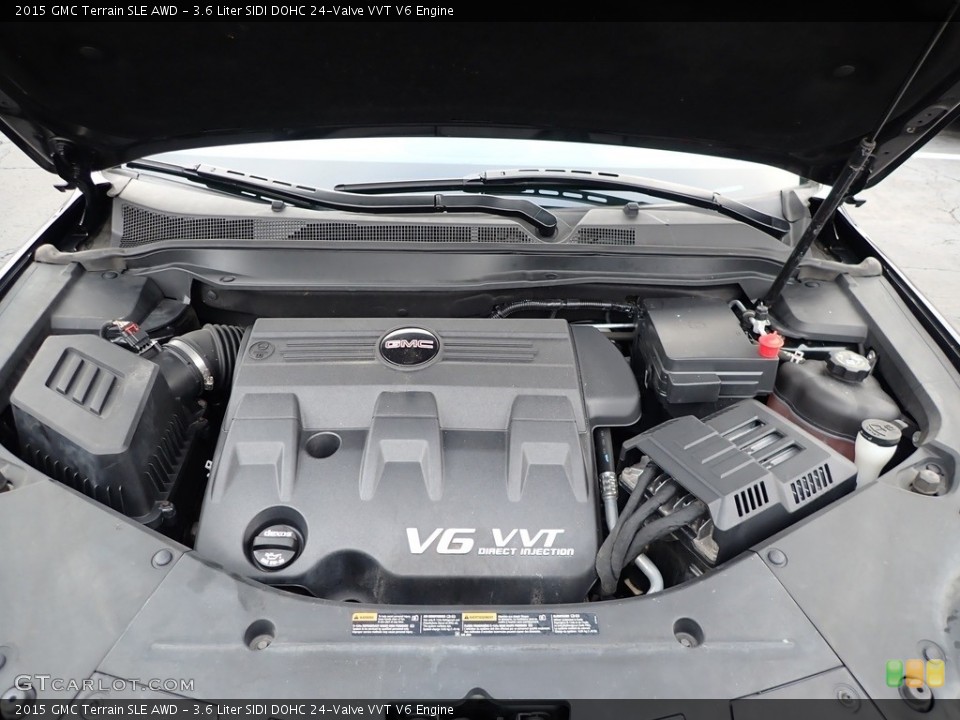 3.6 Liter SIDI DOHC 24-Valve VVT V6 2015 GMC Terrain Engine