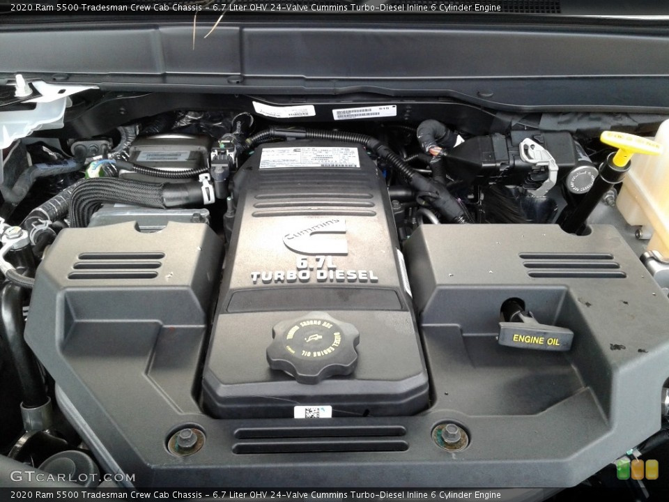 6.7 Liter OHV 24-Valve Cummins Turbo-Diesel Inline 6 Cylinder Engine for the 2020 Ram 5500 #140499135