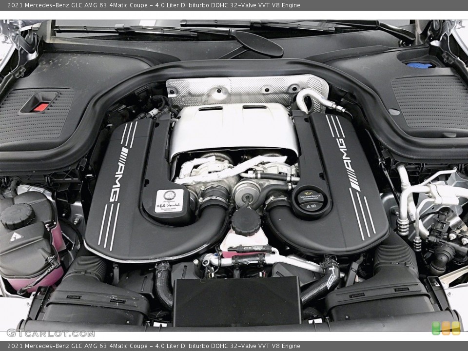 4.0 Liter DI biturbo DOHC 32-Valve VVT V8 2021 Mercedes-Benz GLC Engine