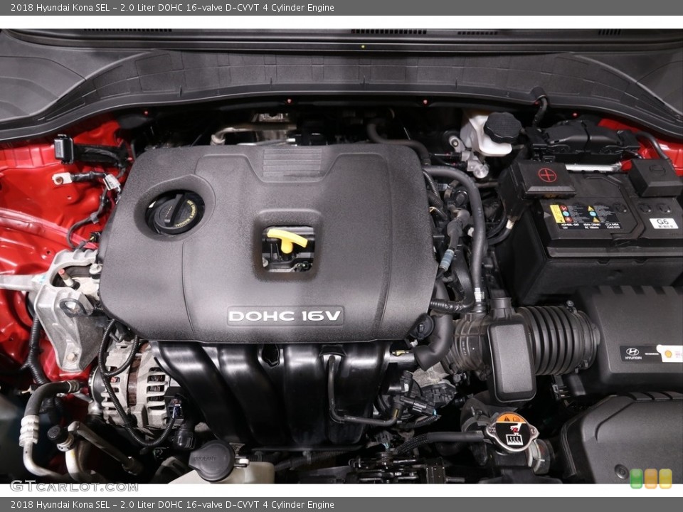 2.0 Liter DOHC 16-valve D-CVVT 4 Cylinder Engine for the 2018 Hyundai Kona #140553207