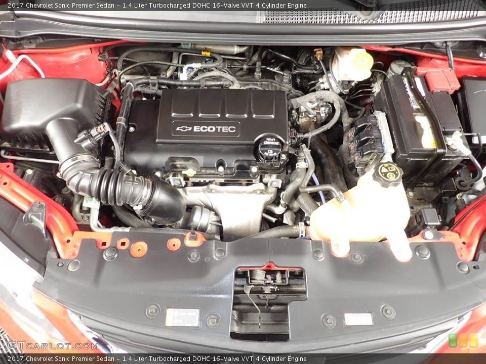 1.4 Liter Turbocharged DOHC 16-Valve VVT 4 Cylinder Engine for the 2017 Chevrolet Sonic #140573484