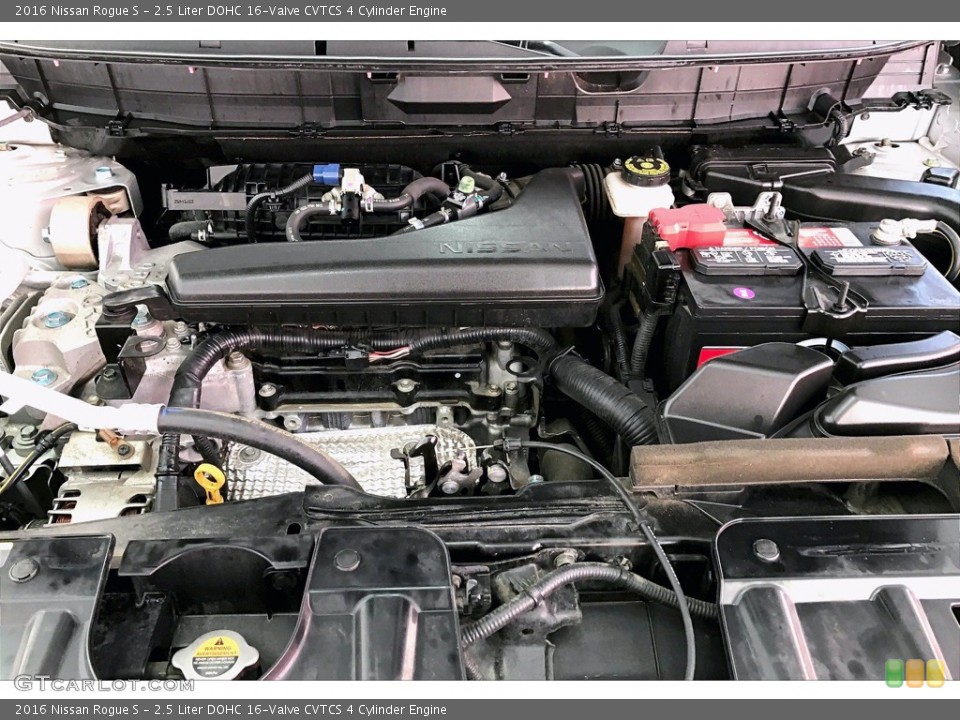 2.5 Liter DOHC 16-Valve CVTCS 4 Cylinder 2016 Nissan Rogue Engine