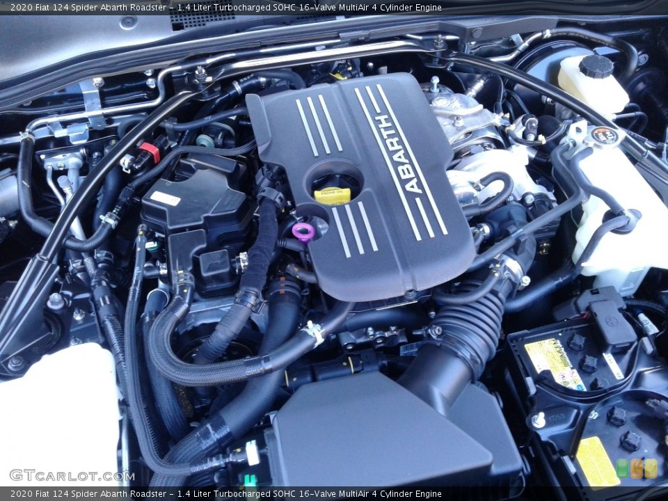 1.4 Liter Turbocharged SOHC 16-Valve MultiAir 4 Cylinder 2020 Fiat 124 Spider Engine