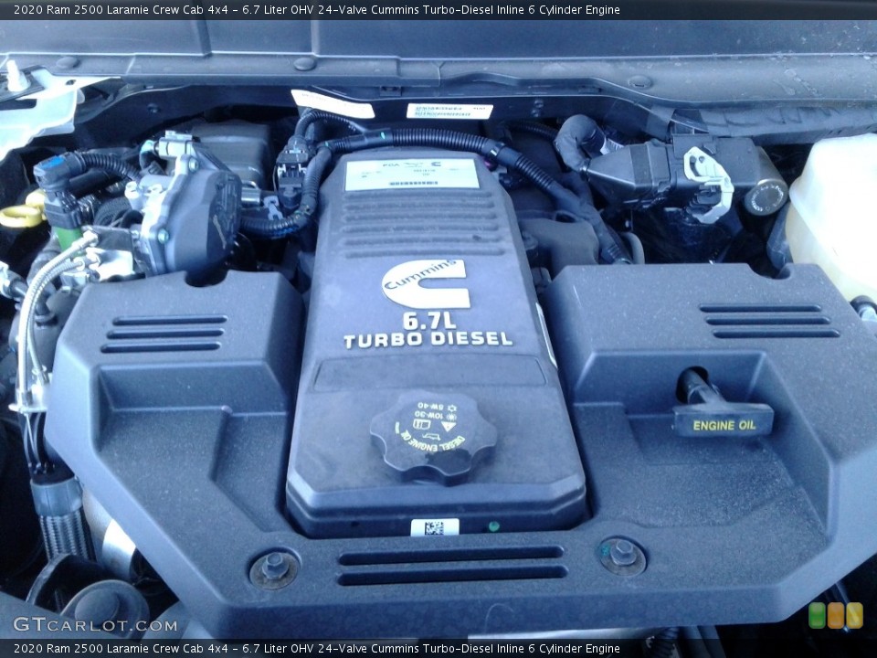 6.7 Liter OHV 24-Valve Cummins Turbo-Diesel Inline 6 Cylinder Engine for the 2020 Ram 2500 #140604940