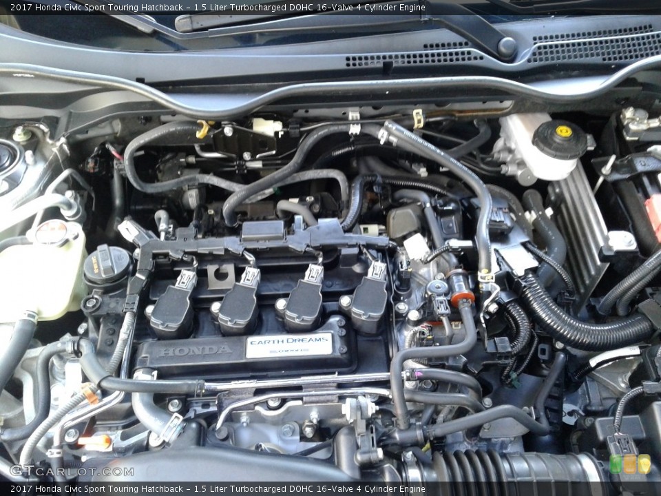 1.5 Liter Turbocharged DOHC 16-Valve 4 Cylinder Engine for the 2017 Honda Civic #140644511