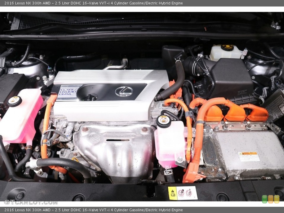 2.5 Liter DOHC 16-Valve VVT-i 4 Cylinder Gasoline/Electric Hybrid 2016 Lexus NX Engine