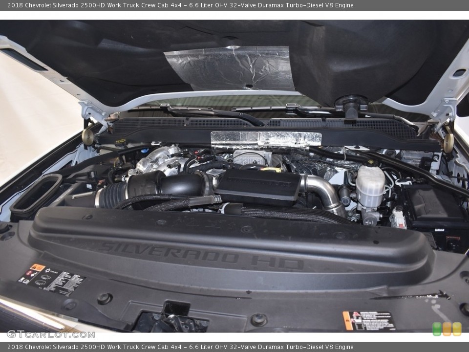6.6 Liter OHV 32-Valve Duramax Turbo-Diesel V8 Engine for the 2018 Chevrolet Silverado 2500HD #140749507