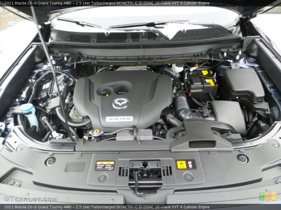 2.5 Liter Turbocharged SKYACTIV-G DI DOHC 16-Valve VVT 4 Cylinder Engine for the 2021 Mazda CX-9 #140752606