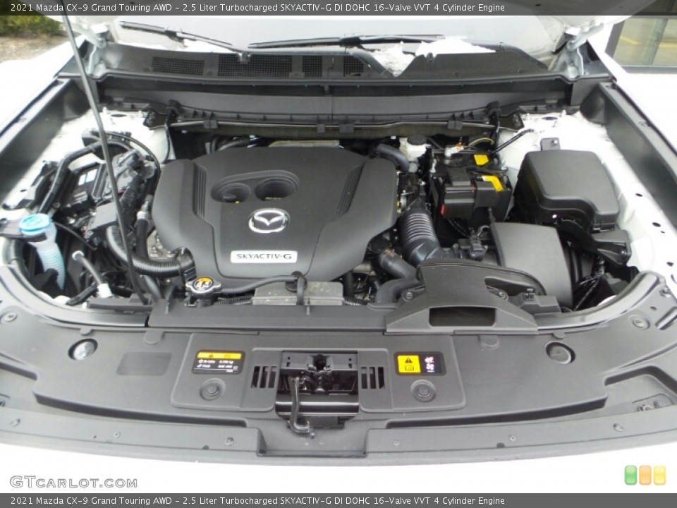 2.5 Liter Turbocharged SKYACTIV-G DI DOHC 16-Valve VVT 4 Cylinder Engine for the 2021 Mazda CX-9 #140752771