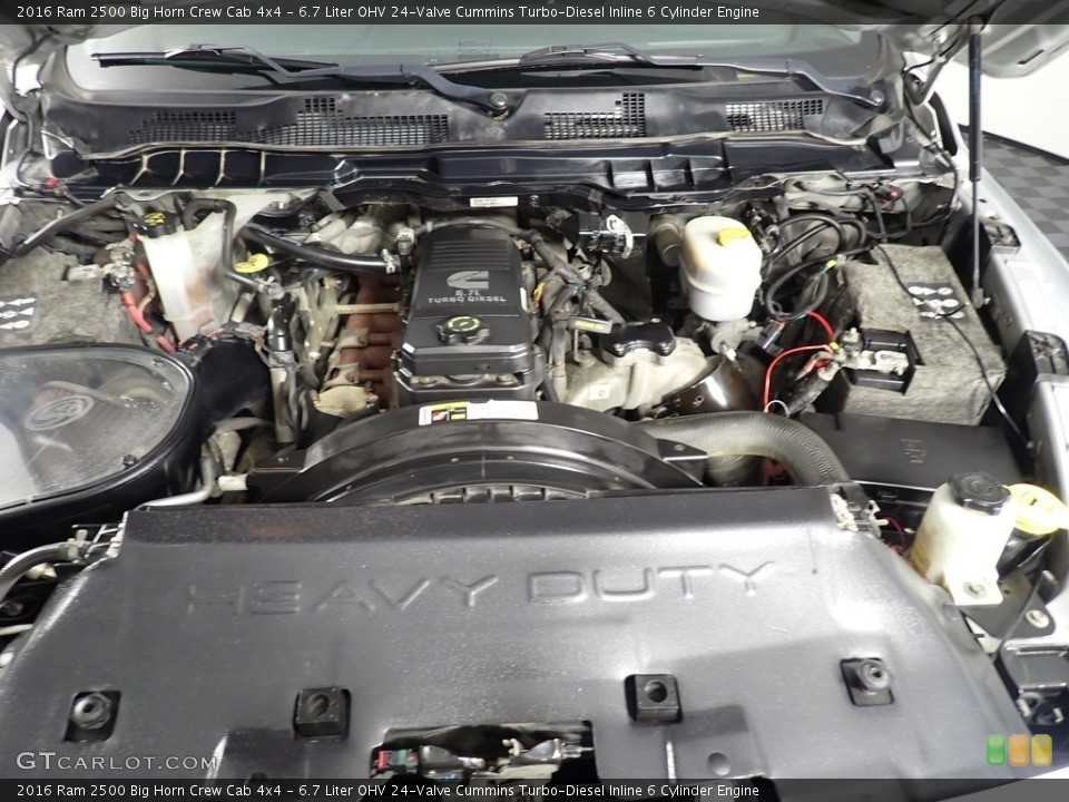 6.7 Liter OHV 24-Valve Cummins Turbo-Diesel Inline 6 Cylinder Engine for the 2016 Ram 2500 #140771531