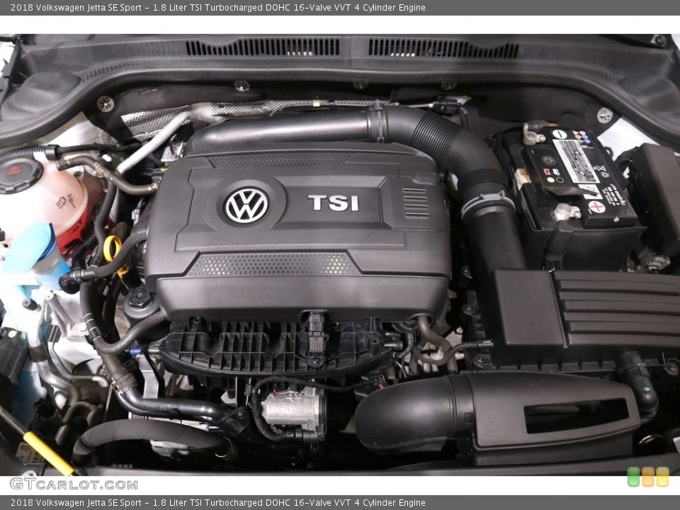 1.8 Liter TSI Turbocharged DOHC 16-Valve VVT 4 Cylinder 2018 Volkswagen Jetta Engine