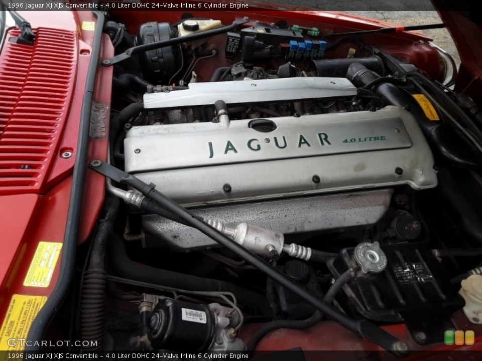4.0 Liter DOHC 24-Valve Inline 6 Cylinder Engine for the 1996 Jaguar XJ #140773902