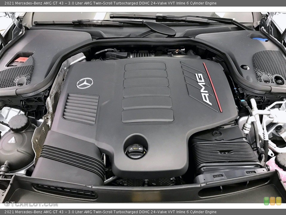 3.0 Liter AMG Twin-Scroll Turbocharged DOHC 24-Valve VVT Inline 6 Cylinder Engine for the 2021 Mercedes-Benz AMG GT #140817548