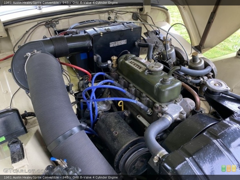 948cc OHV 8-Valve 4 Cylinder 1961 Austin Healey Sprite Engine