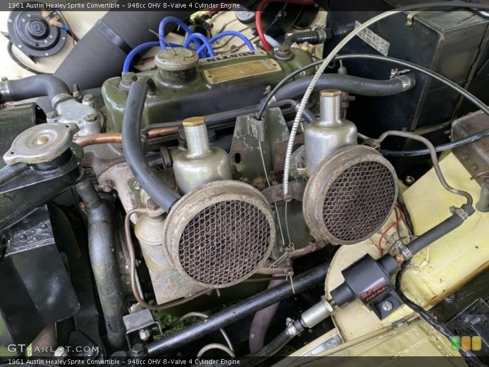 948cc OHV 8-Valve 4 Cylinder Engine for the 1961 Austin Healey Sprite #140821056