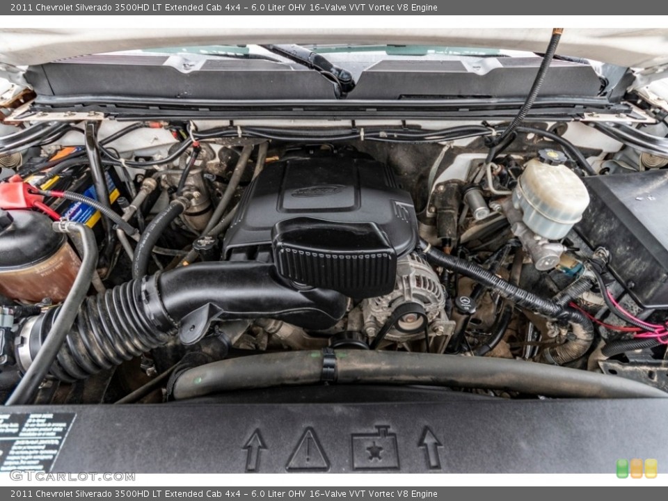 6.0 Liter OHV 16-Valve VVT Vortec V8 Engine for the 2011 Chevrolet Silverado 3500HD #140866045