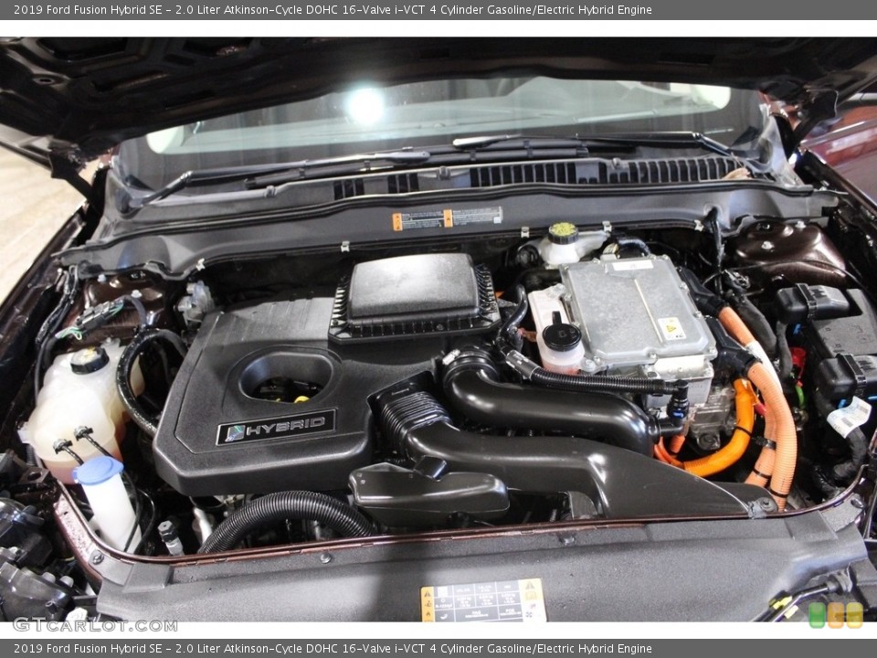 2.0 Liter Atkinson-Cycle DOHC 16-Valve i-VCT 4 Cylinder Gasoline/Electric Hybrid 2019 Ford Fusion Engine