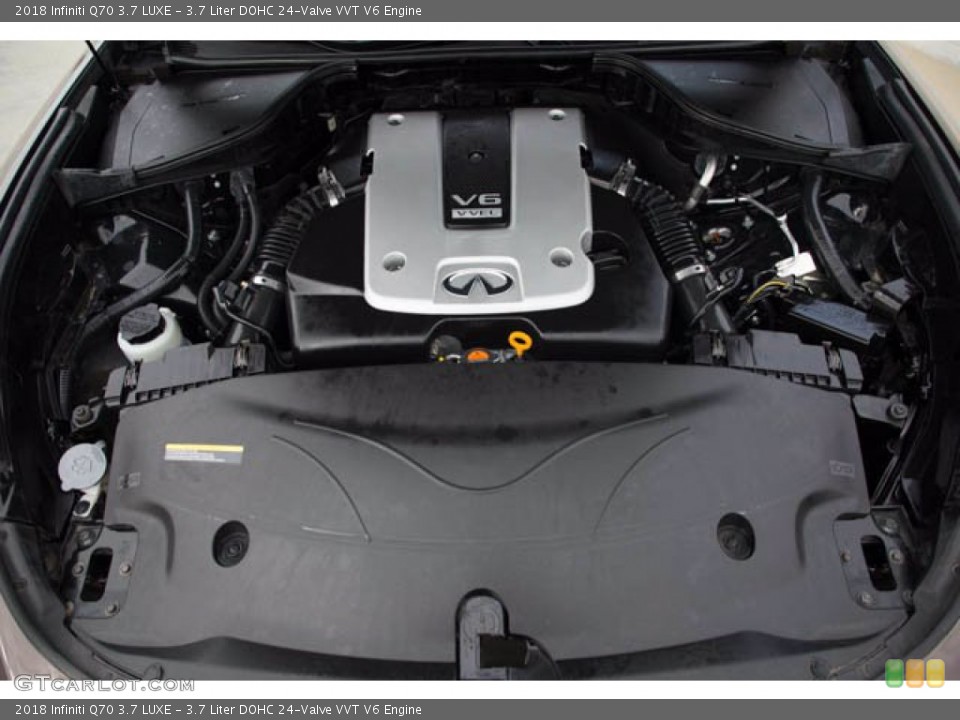 3.7 Liter DOHC 24-Valve VVT V6 2018 Infiniti Q70 Engine