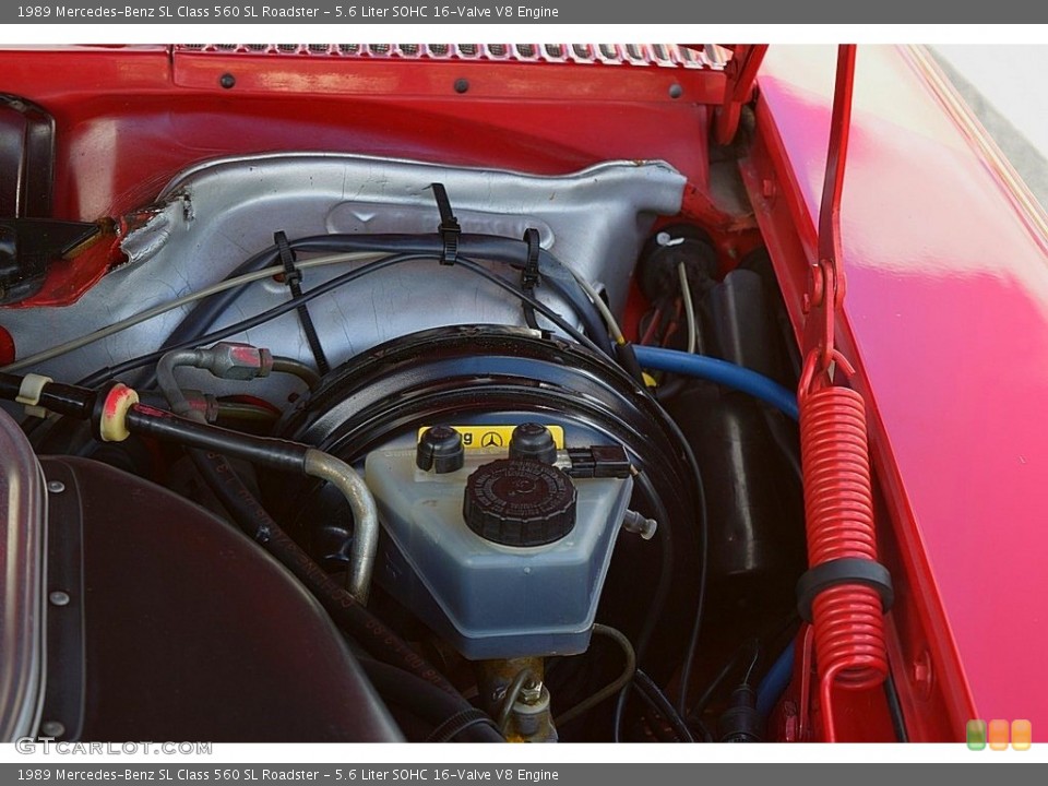 5.6 Liter SOHC 16-Valve V8 Engine for the 1989 Mercedes-Benz SL Class #140892859