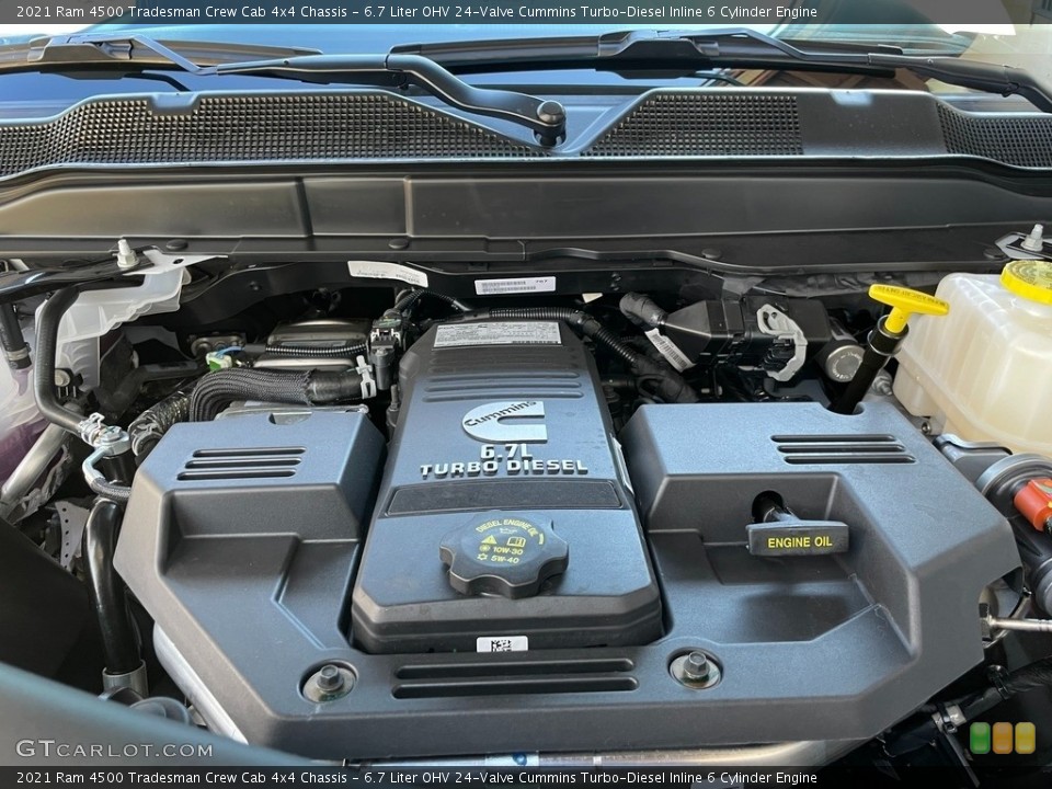 6.7 Liter OHV 24-Valve Cummins Turbo-Diesel Inline 6 Cylinder Engine for the 2021 Ram 4500 #140900485