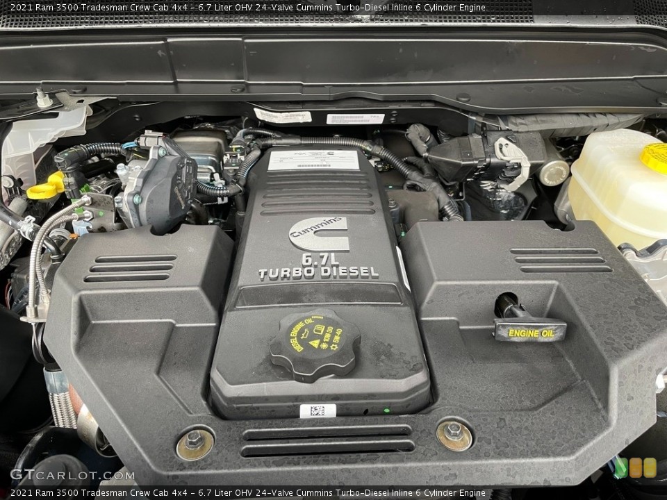 6.7 Liter OHV 24-Valve Cummins Turbo-Diesel Inline 6 Cylinder Engine for the 2021 Ram 3500 #140937468
