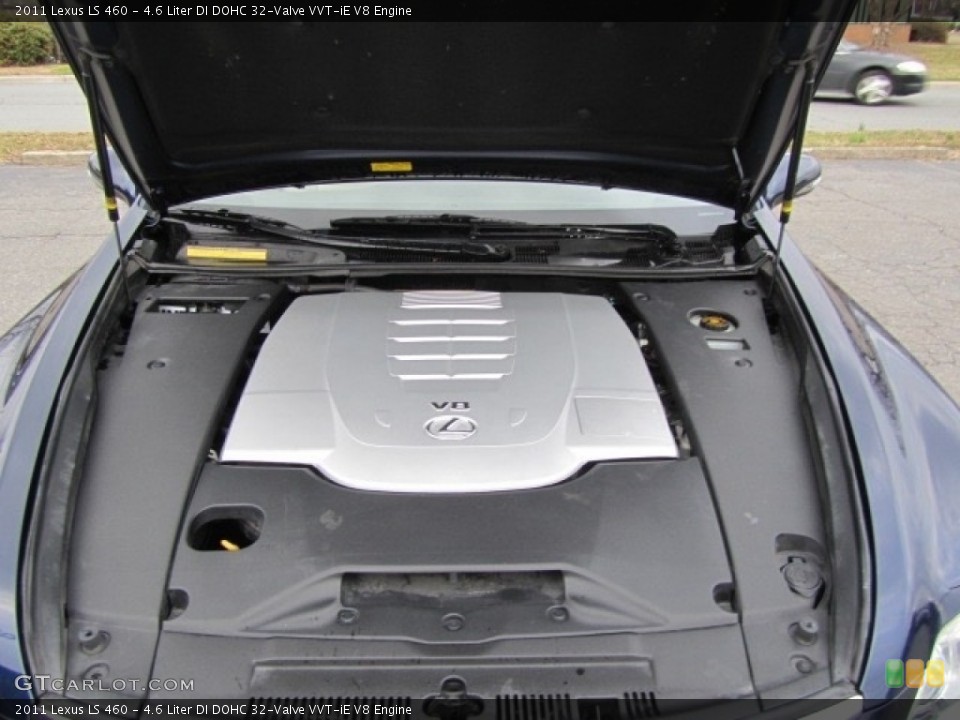 4.6 Liter DI DOHC 32-Valve VVT-iE V8 2011 Lexus LS Engine