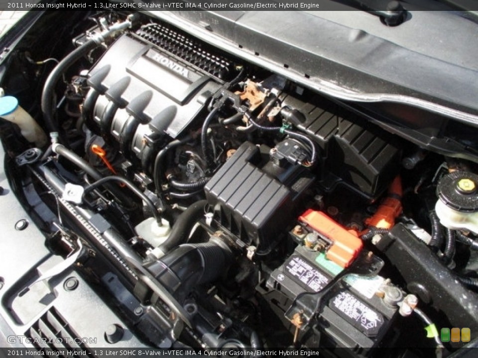 1.3 Liter SOHC 8-Valve i-VTEC IMA 4 Cylinder Gasoline/Electric Hybrid Engine for the 2011 Honda Insight #140946262