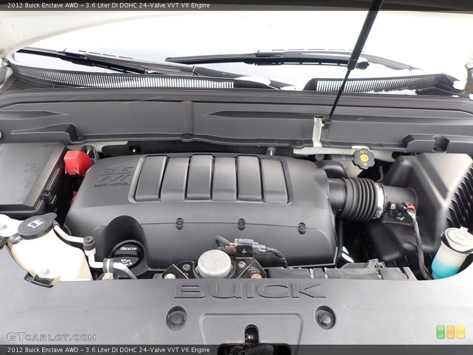 3.6 Liter DI DOHC 24-Valve VVT V6 2012 Buick Enclave Engine